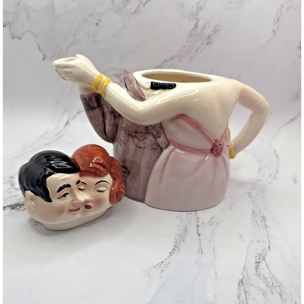 Vintage‎ Dept 56 Teatime Tango No. 5 Teapot 1988 Japan 7